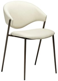 Sedia da pranzo avorio in similpelle Zone – DAN-FORM Denmark