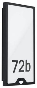 Eglo 780421 - Lampada LED per numero civico con sensore CASAZZA LED/16W/230V IP44