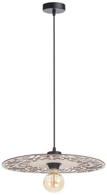 Lampadario a sospensione con filo FALCO 1xE27/60W/230V diametro 40 cm beige