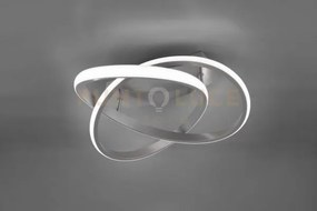 Course plafoniera led 18w 2400lm, 4000k cerchio infinito acciaio sa...