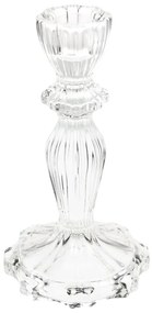 Candeliere alto in vetro trasparente - Rex London