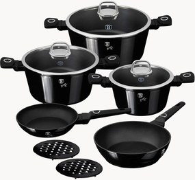Batteria di pentole Black Vantage, 10 pz