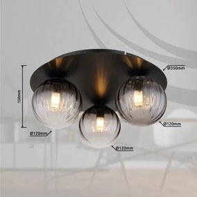 Globo 15216-3 - Plafoniera DALLERTA 3xG9/10W/230V