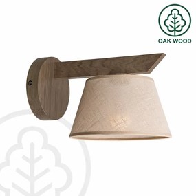 Brilagi - Lampada da parete LED ANTHONY 1xE14/40W/230V noce/beige