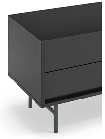 Tavolo TV nero-antracite 180x56 cm Nube - Teulat