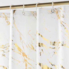 Tenda per doccia 180x200 cm Aquamarbre – douceur d'intérieur