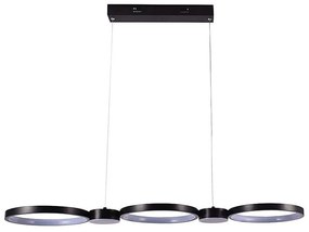 Lampadario LED a sospensione con filo LED/38W/230V 3000K nero