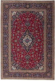 Kashan Tappeto 290 x 200 Rosso (Iran) Annodato A Mano