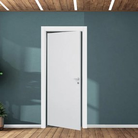 Porta interna rototraslante Altair in MDF laccato colore bianco, L 70 x H 210 cm, apertura reversibile