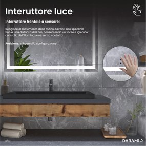 Specchio con luce LED F2