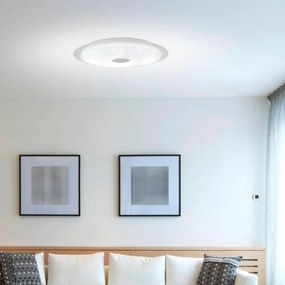 Plafoniera LED Moratica - A Ø 57 cm bianco IP20 bianco caldo, 3900 lumen EGLO