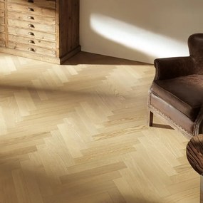 Parquet massello 1S in rovere naturale spazzolato select sp. 10/10 mm 1.89 m²