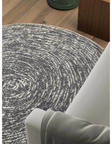 Tappeto rotondo grigio/color crema ø 120 cm Gloria Cavallo – Hanse Home
