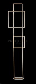 Piantana dowel oro 3000k 77w 3460lm h.166cm dimmerabile