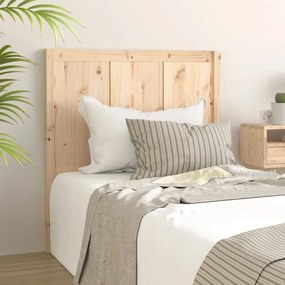Testiera per letto 80,5x4x100 cm in legno massello di pino
