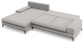 Divano letto angolare grigio chiaro, angolo sinistro Planet - Windsor &amp; Co Sofas