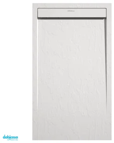 Piatto Doccia 70x160 Effetto Pietra Duplach "Smart" Bianco