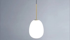 Lampadario Moderno Drop oro paralume oro E27 MILOOX