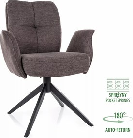 Sedia Wing Brego cappuccino – 66x45x90 cm