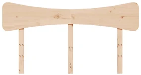 Testiera 150 cm in legno massello di pino
