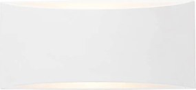 Lampada a parete intelligente bianca 20 cm con WiFi G9 - Tum