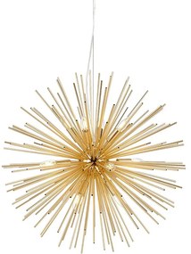 Lampada a sospensione color oro con paralume in metallo 72x72 cm Soleil - Markslöjd