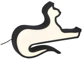 Lampada per bambini nera Cat - Candellux Lighting