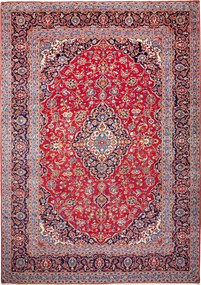 Kashan Tappeto persiano 260x360 Rosso (Iran) Annodato A Mano