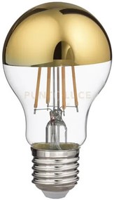 Gla300o- lampadina attacco e27 vetro specchiata oro d.6cm 2700k1000...