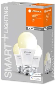 SET 3x Lampadina LED dimmerabile SMART+ E27/9W/230V 2700K Wi-Fi - Ledvance