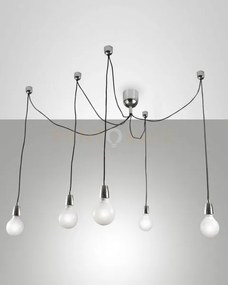 Blog  sospensione cromo 5 luci 3473-48-138