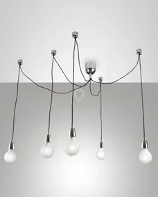 Blog  sospensione cromo 5 luci 3473-48-138
