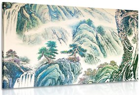 Quadro su tela – Pittura di paesaggio cinese