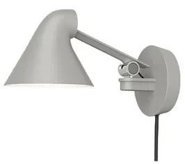 NJP Box LED Applique da Parete 2700K Short Light Alu/Grey - Louis Poulsen