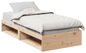 Dormeuse Senza Materasso 90x190 Cm İn Legno Massello Di Pino /