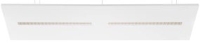Pannello LED Sospeso 120x30 28W/36W/42W CCT CRI92 con driver Philips Colore Bianco Variabile CCT, Potenza 28W