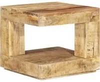 Tavolino da Salotto 45x45x40 cm in Legno Massello di Mango 338007