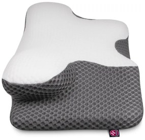 CONNECT IT CFH-6031-WH - Cuscino anatomico Lyra bianco/grigio