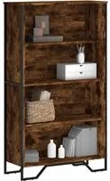 Libreria Rovere Fumo 80x31x137,5 cm in Truciolato 848631