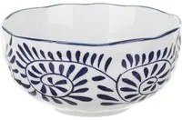 Ciotola in ceramica decori blu orientali 15,3x7,2cm Sushiko