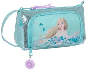 Astuccio per la Scuola con Accessori Frozen Hello spring Azzurro Chiaro 20 x 11 x 8.5 cm (32 Pezzi)