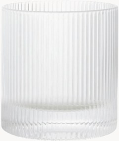 Set di 2 bicchieri in vetro soffiato Ripple