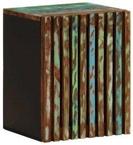 Mobile Da Bagno A Parete 38x34x48cm İn Legno Massello Di Acacia /