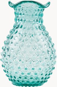 Vaso in vetro soffiato Hobnail, alt. 21 cm