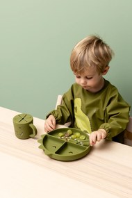 Piatto in silicone con ventosa Mr. Dino