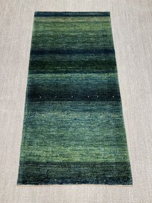 Loribaft Tappeto 90 x 180 Verde (Iran) Annodato A Mano