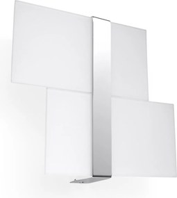 Applique da Parete G9 MASSIMO in Acciaio e vetro