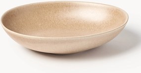 Set di 4 piatti fondi fatti a mano dalla forma organica Macey