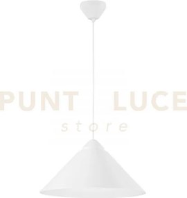 Lampadario a sospensione bigbang bianca 1 luce attacco e27 49x25x18...