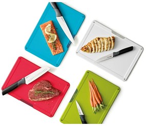 Set di taglieri e coltelli con supporto 10x32 cm Folio Icon Plus - Joseph Joseph